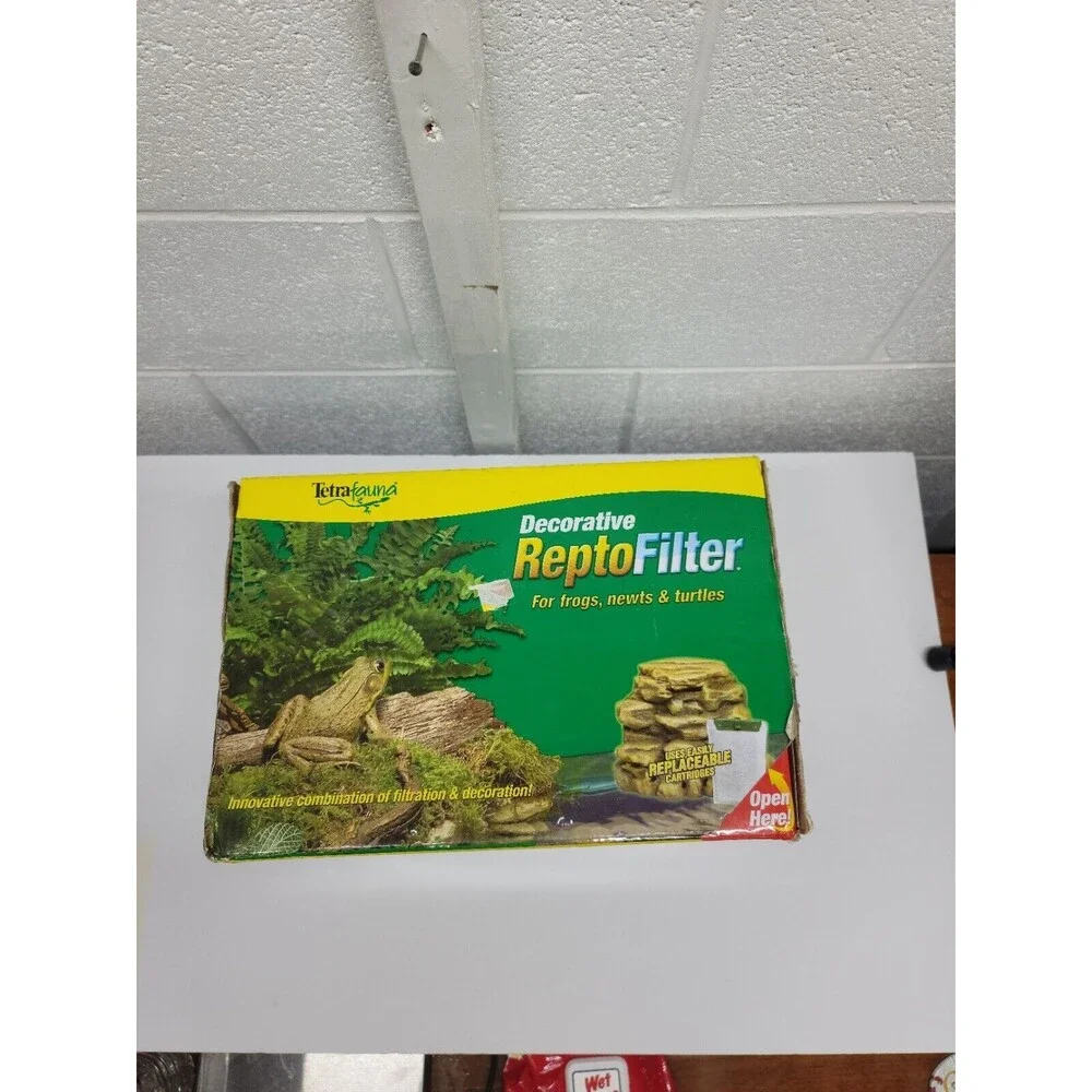 Tetra Decorative ReptoFilter, Terrarium Filtration, Keeps Water Clear